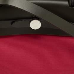 Pre Owned Hermès Herbag Zip 31 Rose Extreme/Khaki Toile and Vache Hunter Top Handle Bag