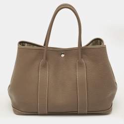 مملوكة مسبقًا Hermès Garden Party 36 Etoupe Negonda Leather Tote