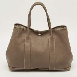 مملوكة مسبقًا Hermès Garden Party 36 Etoupe Negonda Leather Tote