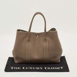 مملوكة مسبقًا Hermès Garden Party 36 Etoupe Negonda Leather Tote