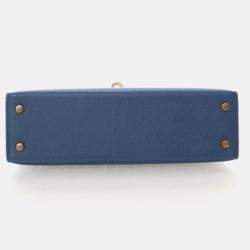 Pre Owned حقيبة هيرمس ميني كيلي 20 إبصوم أزرق غامق