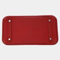 Pre Owned Hermes  Birkin 30 Rouge Vif Togo Bag