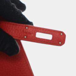 Pre Owned Hermes  Birkin 30 Rouge Vif Togo Bag