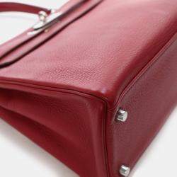 مملوكة مسبقًا Hermes Rouge Garance Togo Kelly 28