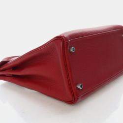 مملوكة مسبقًا Hermes Rouge Garance Togo Kelly 28