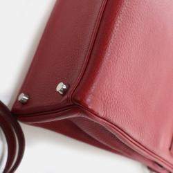 مملوكة مسبقًا Hermes Rouge Garance Togo Kelly 28