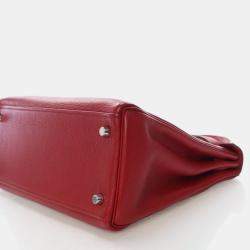 مملوكة مسبقًا Hermes Rouge Garance Togo Kelly 28