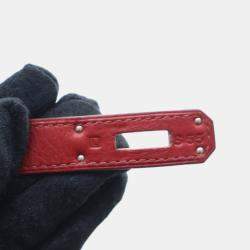 مملوكة مسبقًا Hermes Rouge Garance Togo Kelly 28