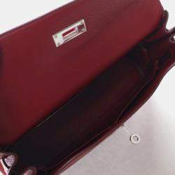 مملوكة مسبقًا Hermes Rouge Garance Togo Kelly 28
