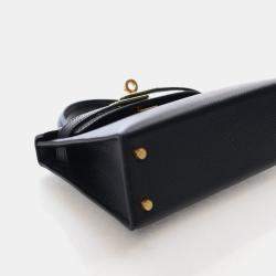 مملوكة مسبقًا Hermes Mini Kelly 20 Noir Epsom Bag