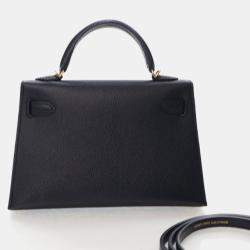 مملوكة مسبقًا Hermes Mini Kelly 20 Noir Epsom Bag