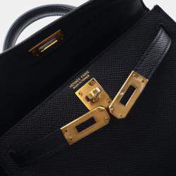مملوكة مسبقًا Hermes Mini Kelly 20 Noir Epsom Bag