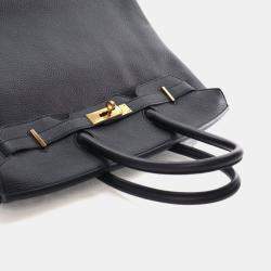 مملوكة مسبقًا حقيبة هيرمس بيركين 35 توغو نوار