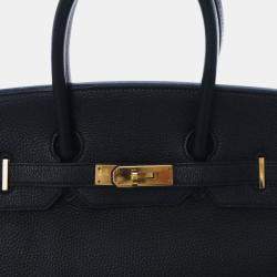 مملوكة مسبقًا حقيبة هيرمس بيركين 35 توغو نوار