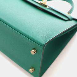 مملوكة مسبقًا حقيبة هيرمس كيلي سيليير إيبسوم فيرت فيرتيجو 25