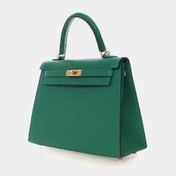 مملوكة مسبقًا حقيبة هيرمس كيلي سيليير إيبسوم فيرت فيرتيجو 25