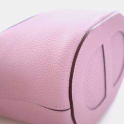 Pre Owned Hermes Mauve Sylvestre Swift In-The-Loop Bucket 18