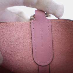 Pre Owned Hermes Mauve Sylvestre Swift In-The-Loop Bucket 18