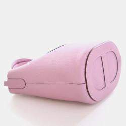 Pre Owned Hermes Mauve Sylvestre Swift In-The-Loop Bucket 18