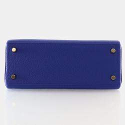 Pre Owned Hermes Royal Blue Togo Kelly 25