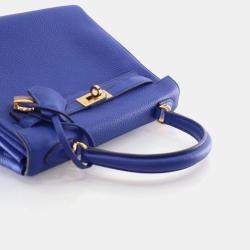 Pre Owned Hermes Royal Blue Togo Kelly 25
