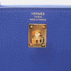 Pre Owned Hermes Royal Blue Togo Kelly 25