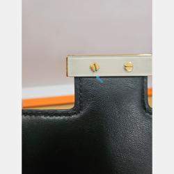 مملوكة مسبقًا حقيبة هيرمس كونستانس 24 جلد إيبيسوم سوداء