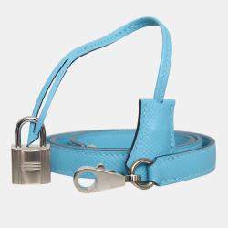 Pre Owned حقيبة هيرمس كيلي 28 سولييه إيبسوم أزرق