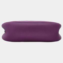 مملوكة مسبقًا Hermes Mini Berline Purple Calf Bag