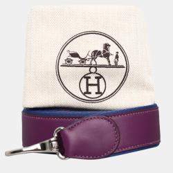 مملوكة مسبقًا Hermes Mini Berline Purple Calf Bag