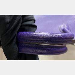 مملوكة مسبقًا Hermes Birkin 30 Purple Leather Bag
