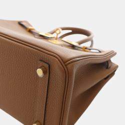 مملوكة مسبقًا حقيبة هيرمس بيركين ريتورن 25 بُني تويّو