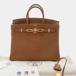 مملوكة مسبقًا حقيبة هيرمس بيركين ريتورن 25 بُني تويّو