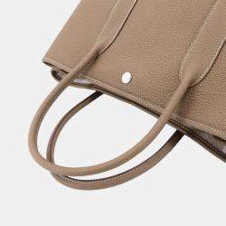 مملوكة مسبقًا Hermes Garden Party 36 Pm Tote Bag In Negonda Etoupe