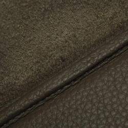 مملوكة مسبقًا Hermes Picotin Lock 18 Etoupe Handbag With Silver Hardware Taurillon