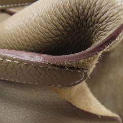 مملوكة مسبقًا Hermes Picotin Lock 18 Etoupe Handbag With Silver Hardware Taurillon