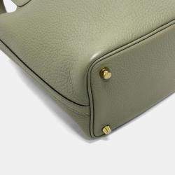 مملوكة مسبقًا حقيبة هيرمس بيكوتين لوك 19 توريلون كليمينس رمادي ساجي