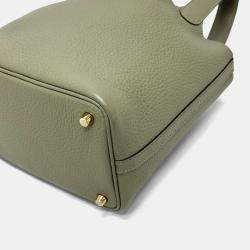 مملوكة مسبقًا حقيبة هيرمس بيكوتين لوك 19 توريلون كليمينس رمادي ساجي