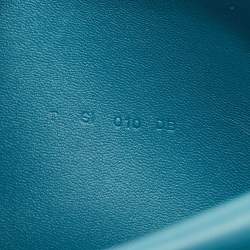 Pre Owned Hermès Dogon Duo Colvert/Bleu Atoll Taurillon Clemence and Swift Leather Wallet