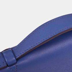 مملوكة مسبقًا Hermes Blue Electric Swift Kelly Pochette Handbag