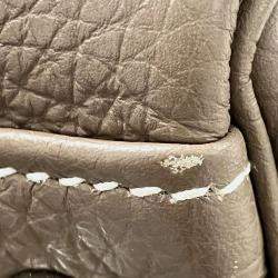 مملوكة مسبقًا Hermes Etoupe Gray Togo Kelly 40 Retourne 2way Shoulder Handbag