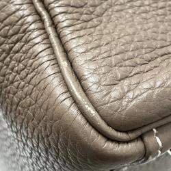 مملوكة مسبقًا Hermes Etoupe Gray Togo Kelly 40 Retourne 2way Shoulder Handbag