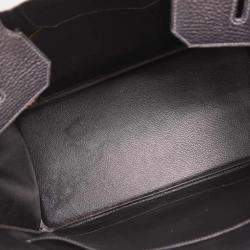 Pre Owned Hermes Black Ardennes Birkin 40 Handbag