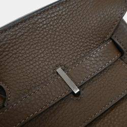 مملوكة مسبقًا حقيبة هيرمس بيركين 40 جلد توريلون كليمنس رمادي توب