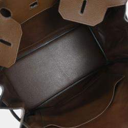 مملوكة مسبقًا حقيبة هيرمس بيركين 40 جلد توريلون كليمنس رمادي توب