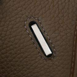 مملوكة مسبقًا حقيبة هيرمس بيركين 40 جلد توريلون كليمنس رمادي توب