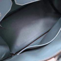 Pre Owned حقيبة هيرمس بيركين إبسوم جينز أزرق 35