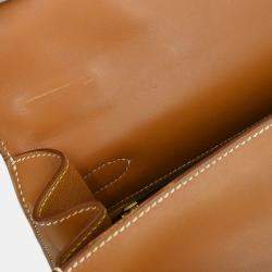 مملوكة مسبقًا Hermes Natural Veau Chamonix Kelly 32 Sellier 2way Handbag