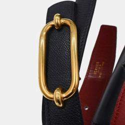 Pre Owned Hermes Navy Box Calf Kelly Moove Bum Bag