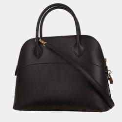 مملوكة مسبقًا Hermes Black Box Calf Bolide 31 2way Handbag
